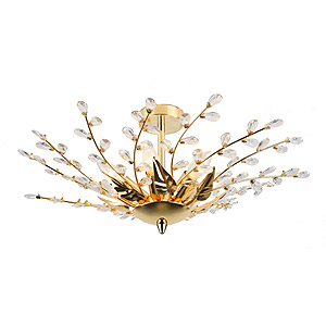 Светильник Rivoli Adriana-c-7xE14-40W-Satin gold (27)