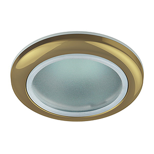 WR1 GD Светильник ЭРА влагозащищенный MR16,12V, 50W золото (100/2000)