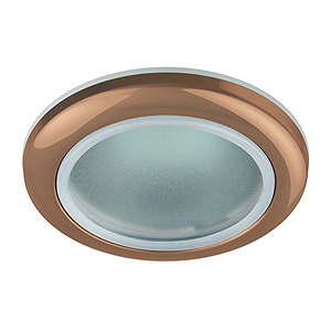 WR1 SC Светильник ЭРА влагозащищенный MR16,12V, 50W медь (100/2000)