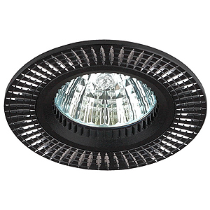 KL32 AL/BK Светильник ЭРА алюминиевый MR16,12V, 50W черный/серебро (10/50)
