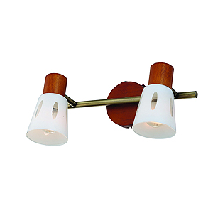 Светильник Rivoli Argo-W/C-2xE14-40W-Antique brass (10)