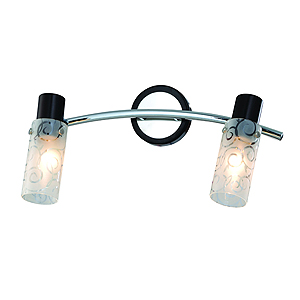 Светильник Rivoli Apollo-curve-W/C-2xE14-40W-Chrome (10/80)