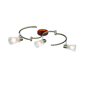 Светильник Rivoli Satiro-wave-C-3xE14-40W-Antique brass (36)