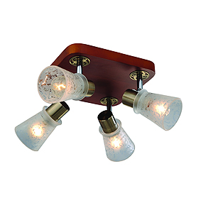 Светильник Rivoli Satiro-C-4xE14-40W-Antique brass (5)