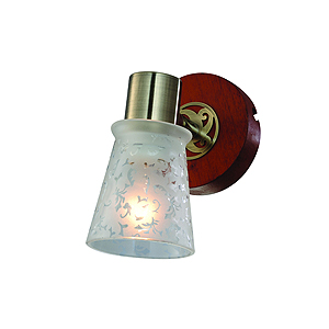 Светильник Rivoli Satiro-W/C-1xE14-40W-Antique brass (20/320)