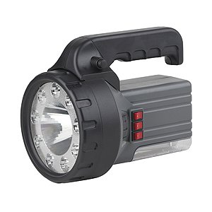 FA58M Фонарь ЭРА Акку 2Ah, 1W+9+18 LED, ЗУ 220V, карт (12/216)