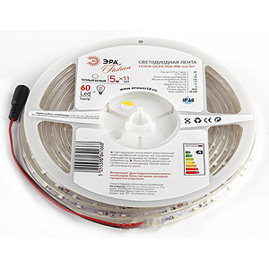 641668 ЭРА LS3528-60LED-IP68-WW-eco-5m (50)