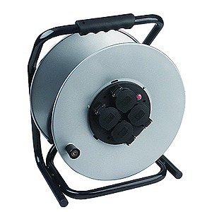 Удлин-ль силов ЭРА RM-4-3x1.5-30m-IP44 мет. катушка с зазем. 30м 4гн влагозащ. 3х1.5мм2 (2/30)