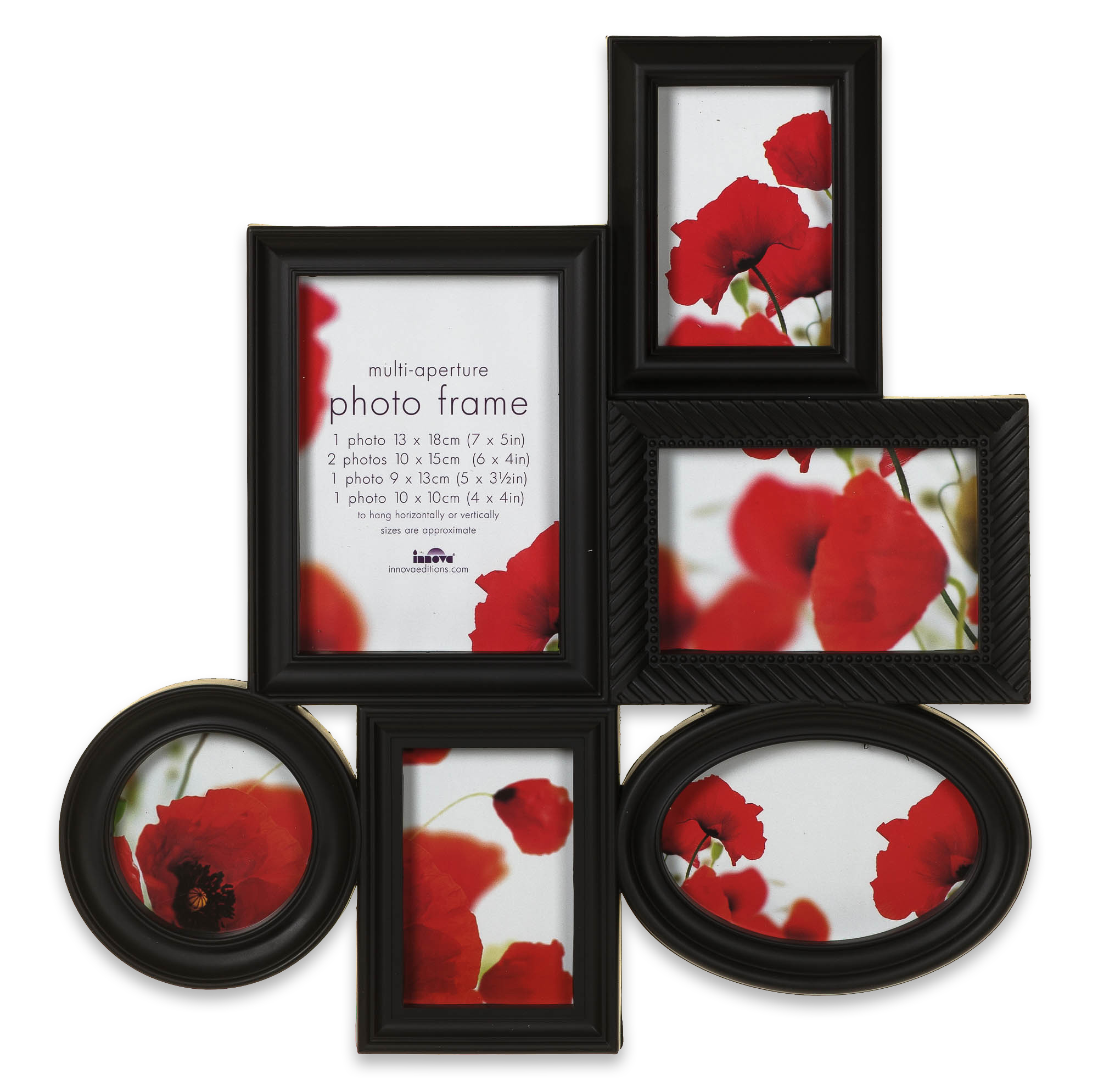 PI03445 Maggiore XlV Black 6 фото 1 х 13*18, 2 х 10*15, 1 х 9*13, 1 х 10*10 Multy (10)