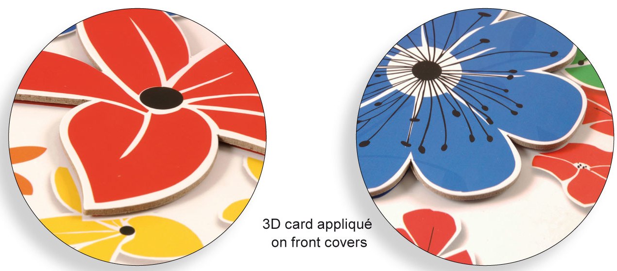 Q2203680 Ф/альбом 20 стр. 20*28 SpiralBound Carnaval Flowers ll (12)