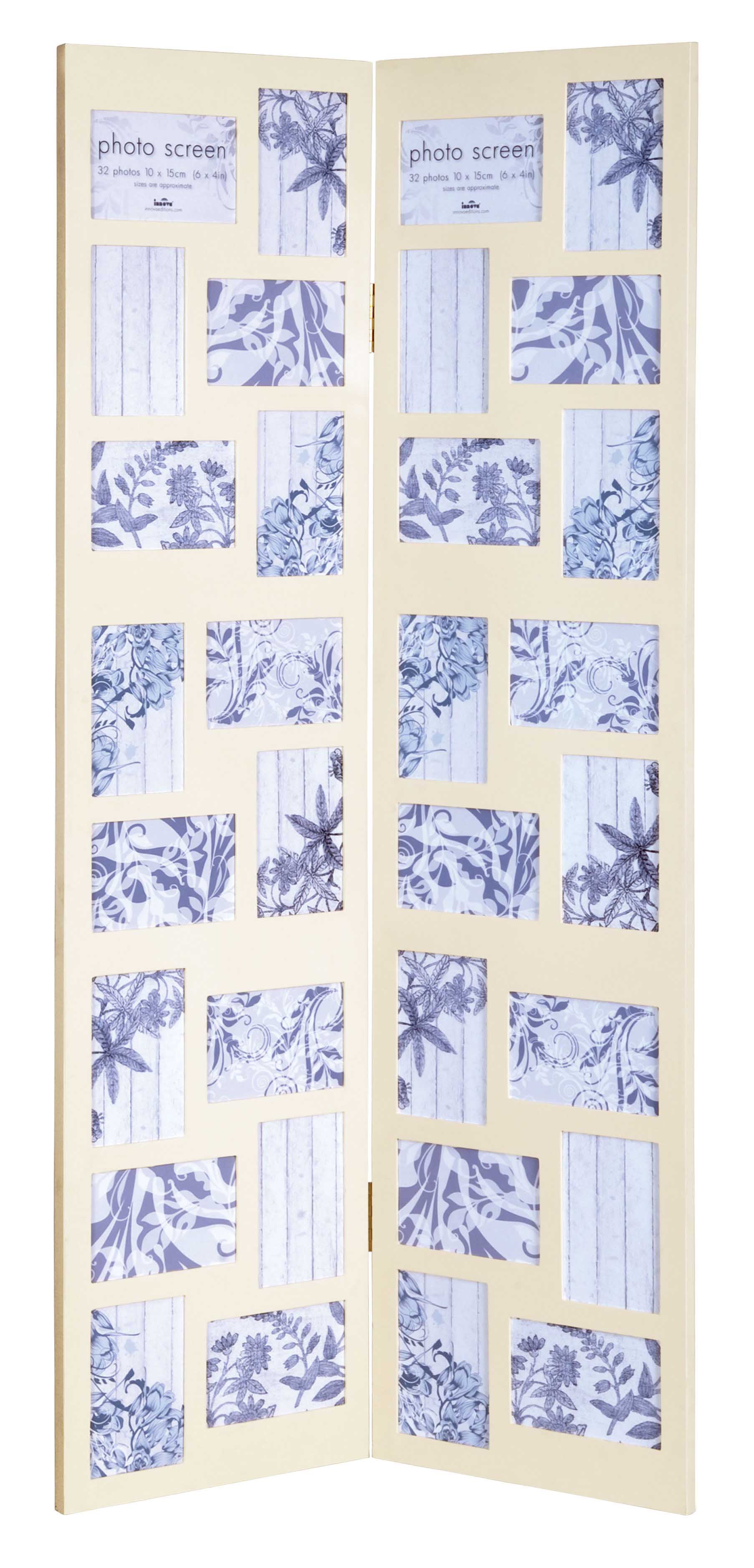 PI03736 Ф/рамка Casa Photo Screen 120x60cm 32 фото 10x15cm Cream (1)