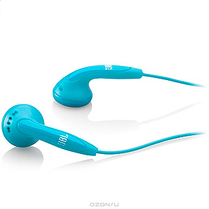 JBL TEMPO EARBUD J02U вкладыши, синие (40)