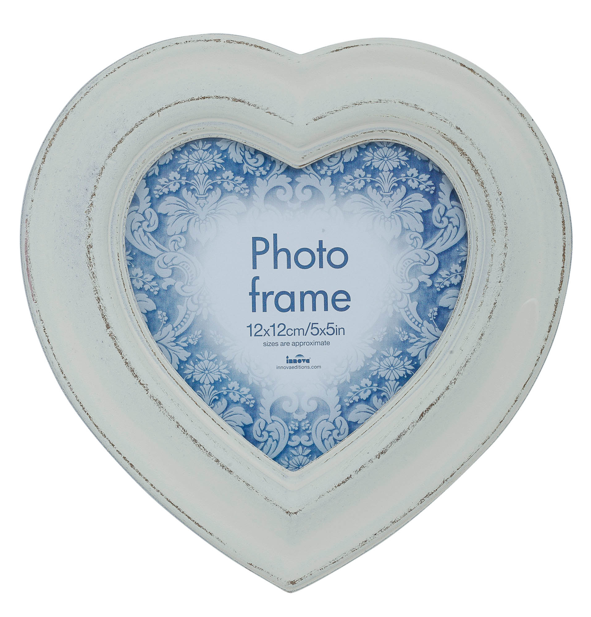 PI03730 Ф/рамка Casa Heart 13x13cm/5x5 Vintage White (8)