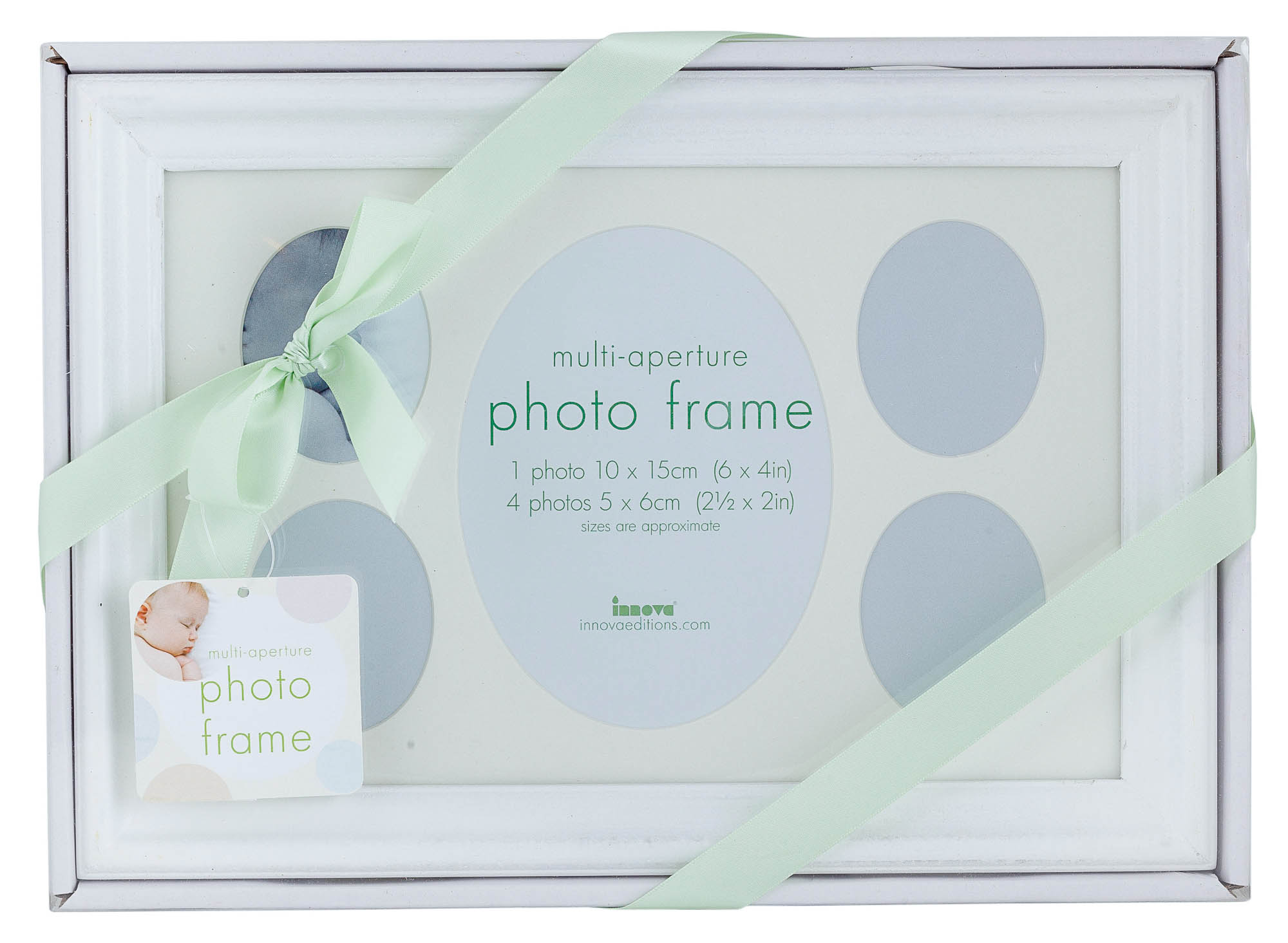 PI03738 Ф/рамка 5 фото 4 x 5*6, 1 x 10*15 Baby Memories l (WHITE)(6)