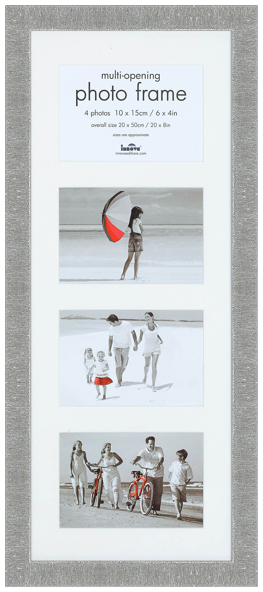 PI03798 Ф/рамка 20*50 Waterford Multi 4 x 10*15cm (6)