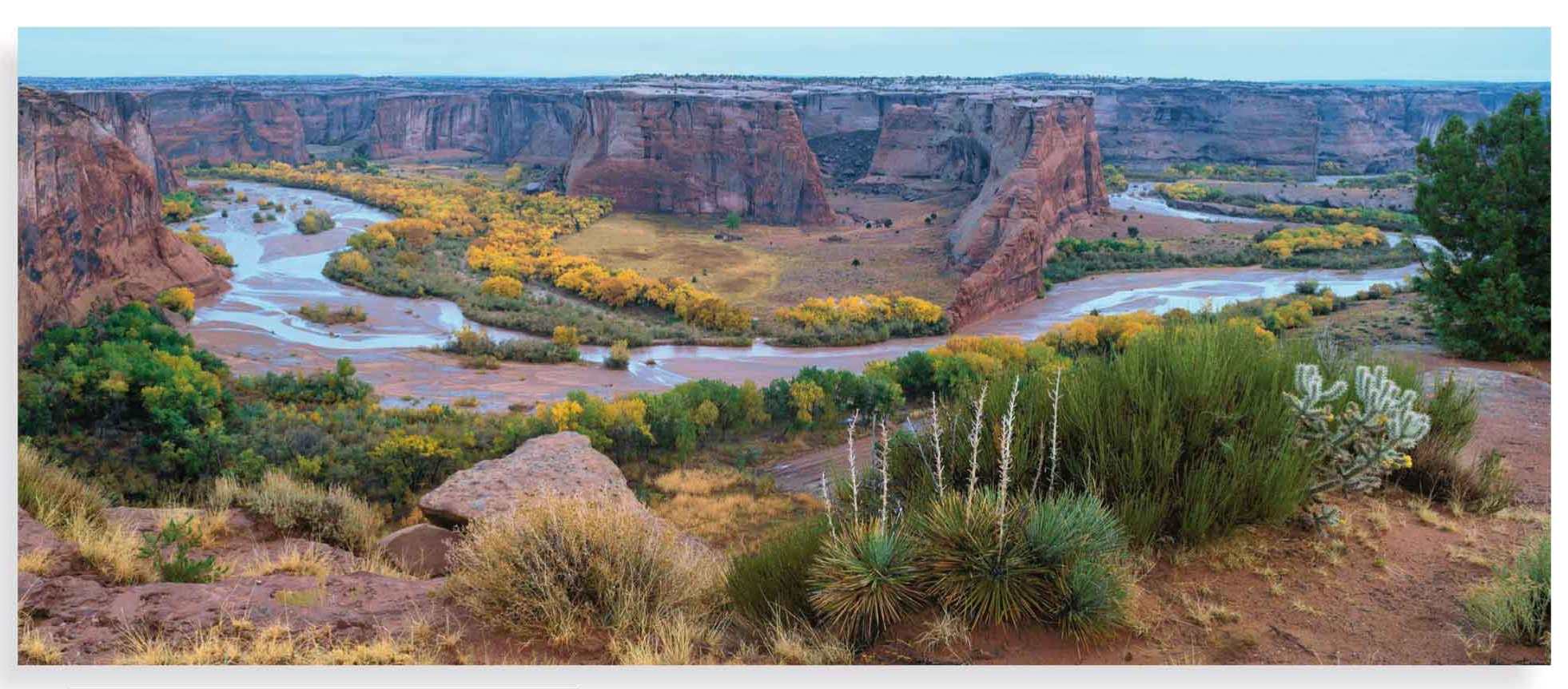 FP04021 Glass Art Tsegi Canyon 50x120cm (3)