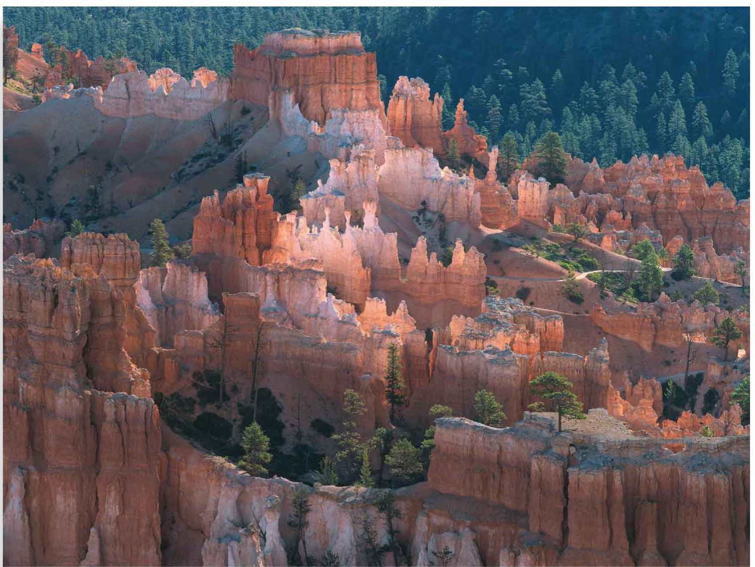 FP04037 Glass Art Fairy Castle, Bryce Canyon 60x80cm (3)