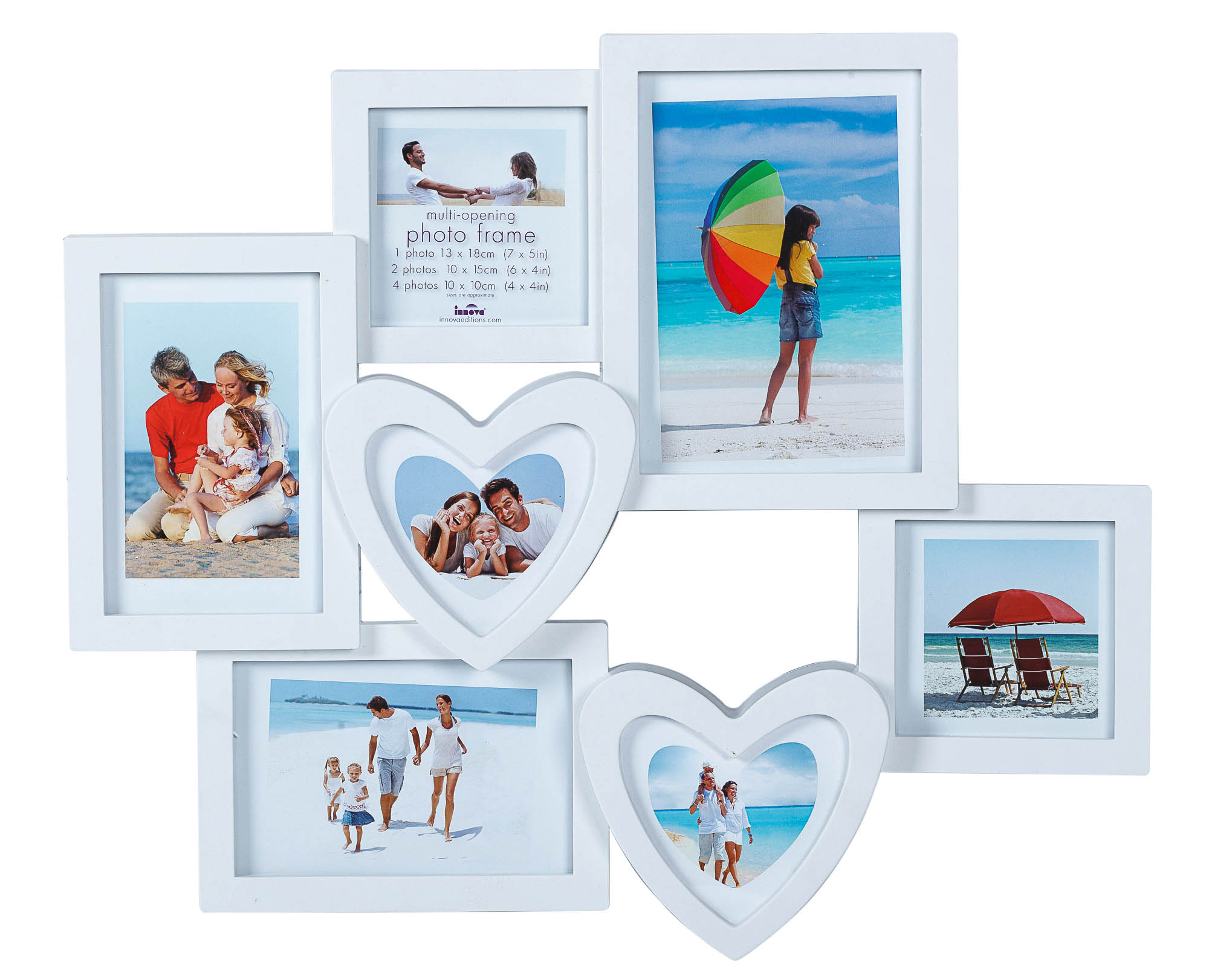 PI03824 Maggiore XlX White 7 фото 1 x 13*18, 2 x 10x15, 4 x 10*10 Multi (10)