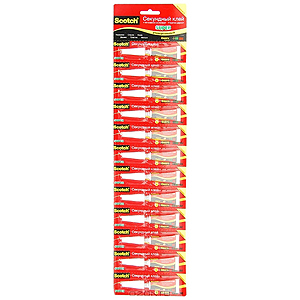 Scotch Секундный клей, 3 гр. БЛ-12 шт. (6)