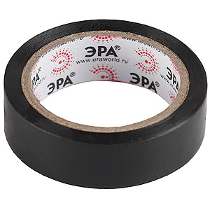 ЭРА ПВХ-изолента 15мм*5м черная (0.13) (10/500)