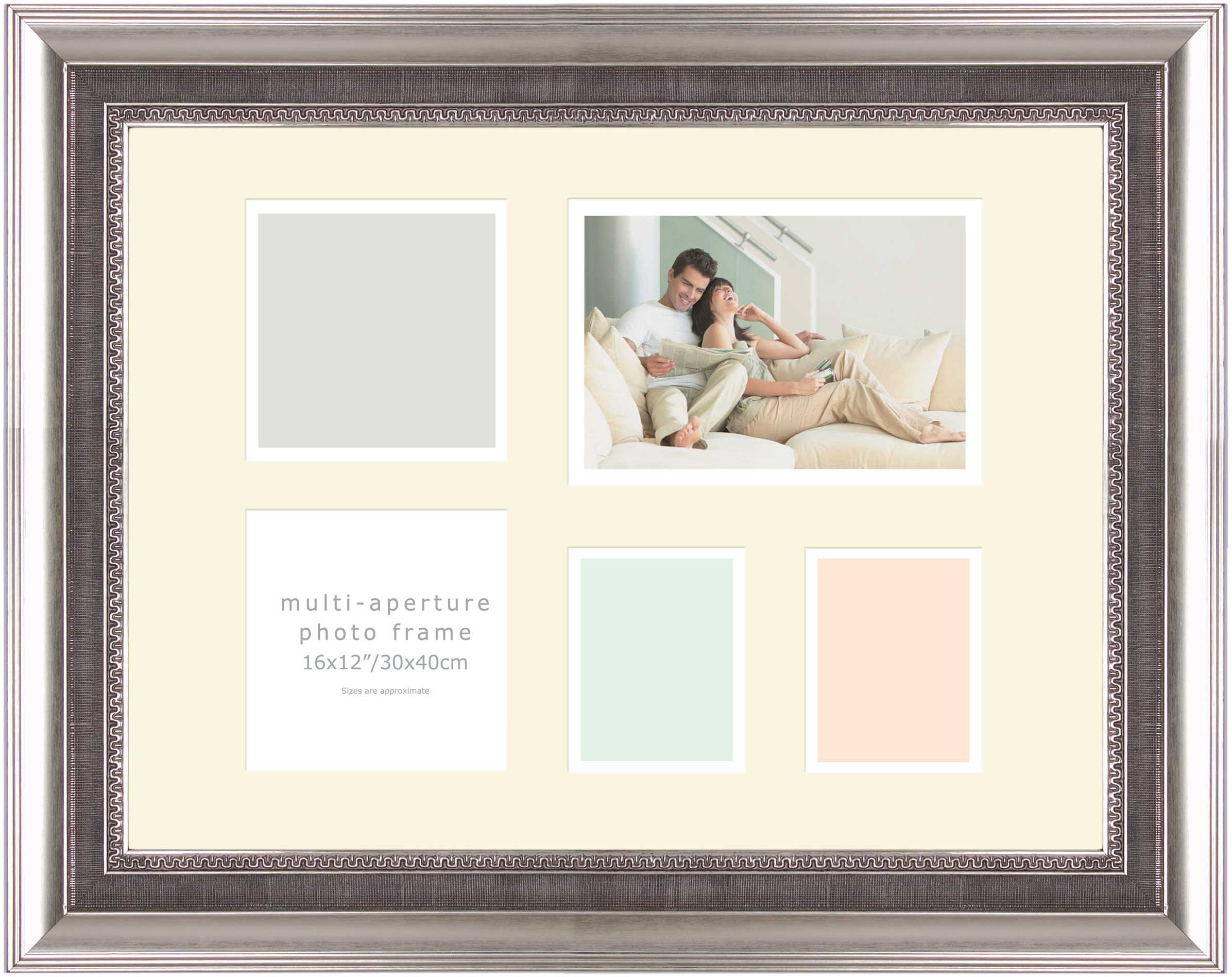 PI8688 Ф/рамка 30*40 Multi Durham Silver