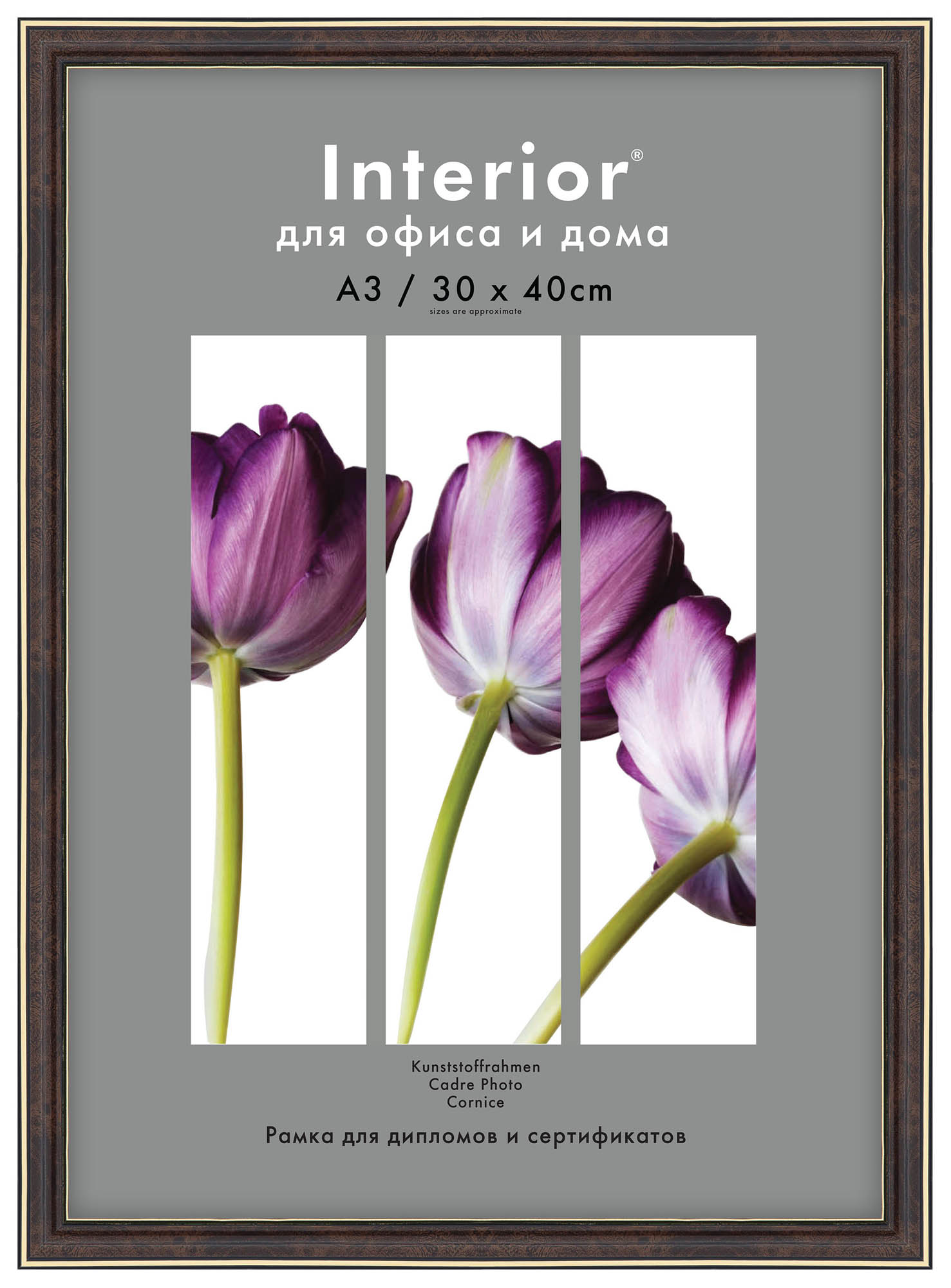 Interior Office 282 30*40 темный орех (22 шт.)