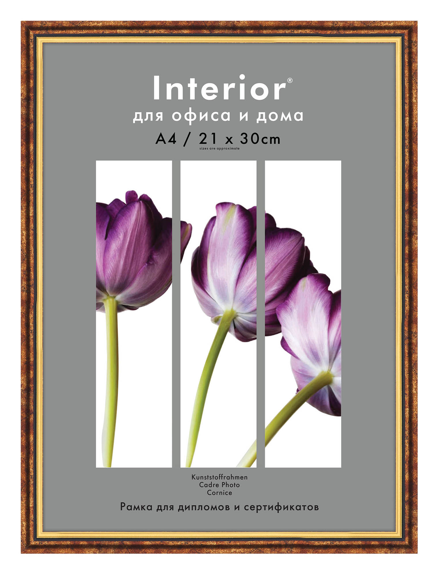 Interior Office 580/1 21*30 латунь (20 шт.)