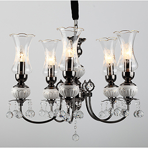 Светильник Rivoli 9565-Sophy-P-5хE14-40W-Black pearl (8)