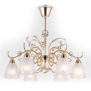 Светильник Rivoli Diva-C-6xE14-60W-Gold