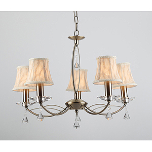 Светильник Rivoli Emma-P-5XE14-60W-Antique brass (42)