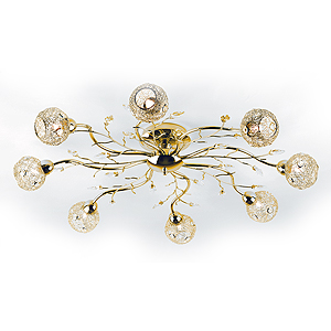 Светильник Rivoli Kabrera-C-8хG9-40W-Gold (1)