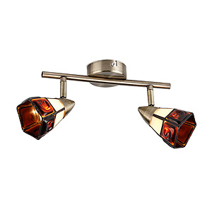 Светильник Rivoli Arlington-W/C-2хG9-40W-Antique brass (10/160)