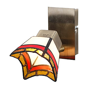 Светильник Rivoli Ruggles-W/C-1хG9-40W-Antique brass (20/480)