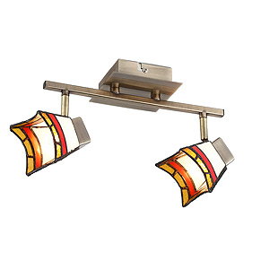 Светильник Rivoli Ruggles-W/C-2хG9-40W-Antique brass (10/120)