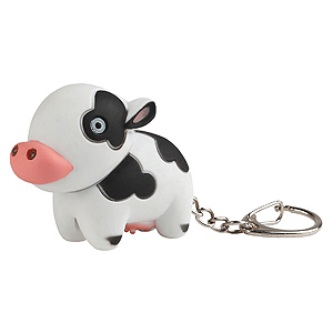 BD6-C Фонарь ЭРА Детский брелок &amp;amp;quot;Корова&amp;amp;quot;, бат в компл, бл (10/100/1400)