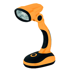 DL12-O Фонарь ЭРА Детский настольный, ОРАНЖЕВЫЙ, 12xLED, 3xAA, карт (10/60/240)