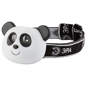 GD3-P Фонарь ЭРА Детский налобный &amp;amp;quot;Панда&amp;amp;quot;, 2xLED, 3xAAA, бл (10/100/400)