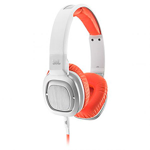 JBL J55I WOR, полноразмерные, белые с оранжевым (5/175)