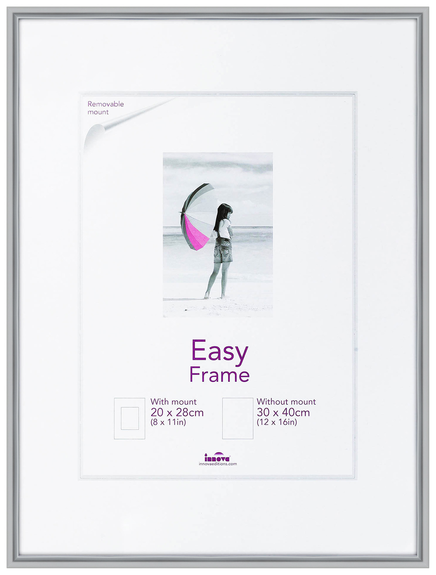 New 2014 PK1908S Ф/рамка 30*40 Easy серебро (10)