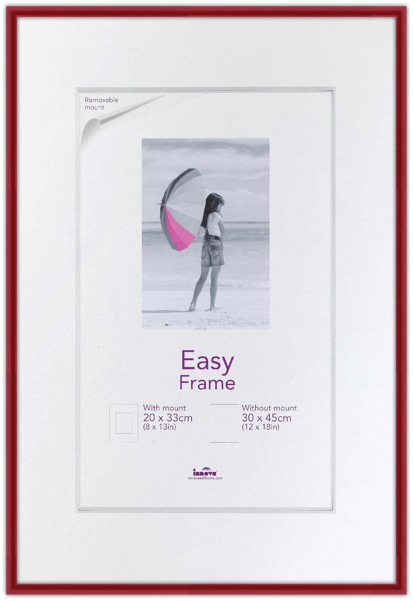 New 2014 PK03225RED Ф/рамка 30*45 Easy красный (10)