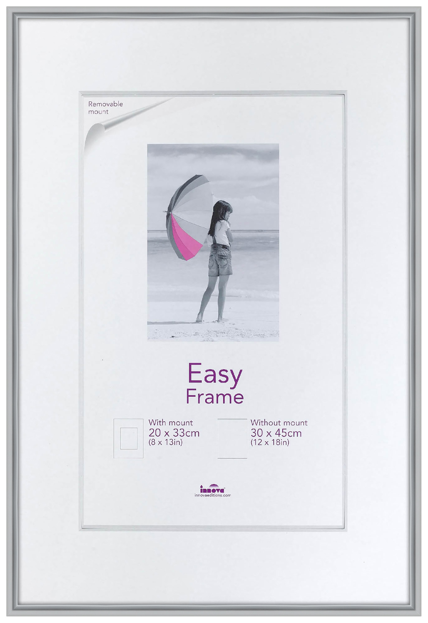 New 2014 PK03225S Ф/рамка 30*45 Easy серебро (10)