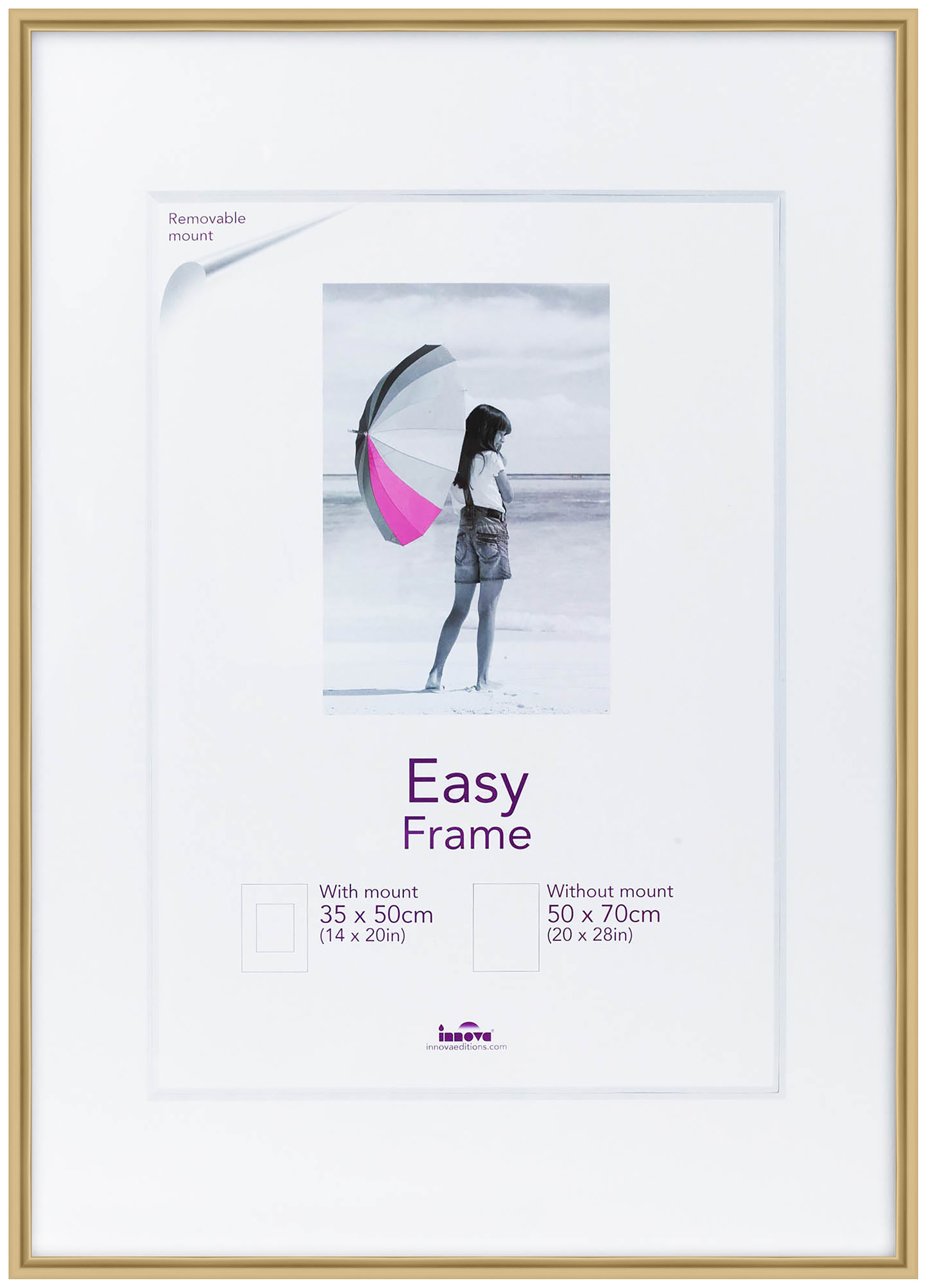 New 2014 PK04133GO Ф/рамка 50*70 Easy золото (5)