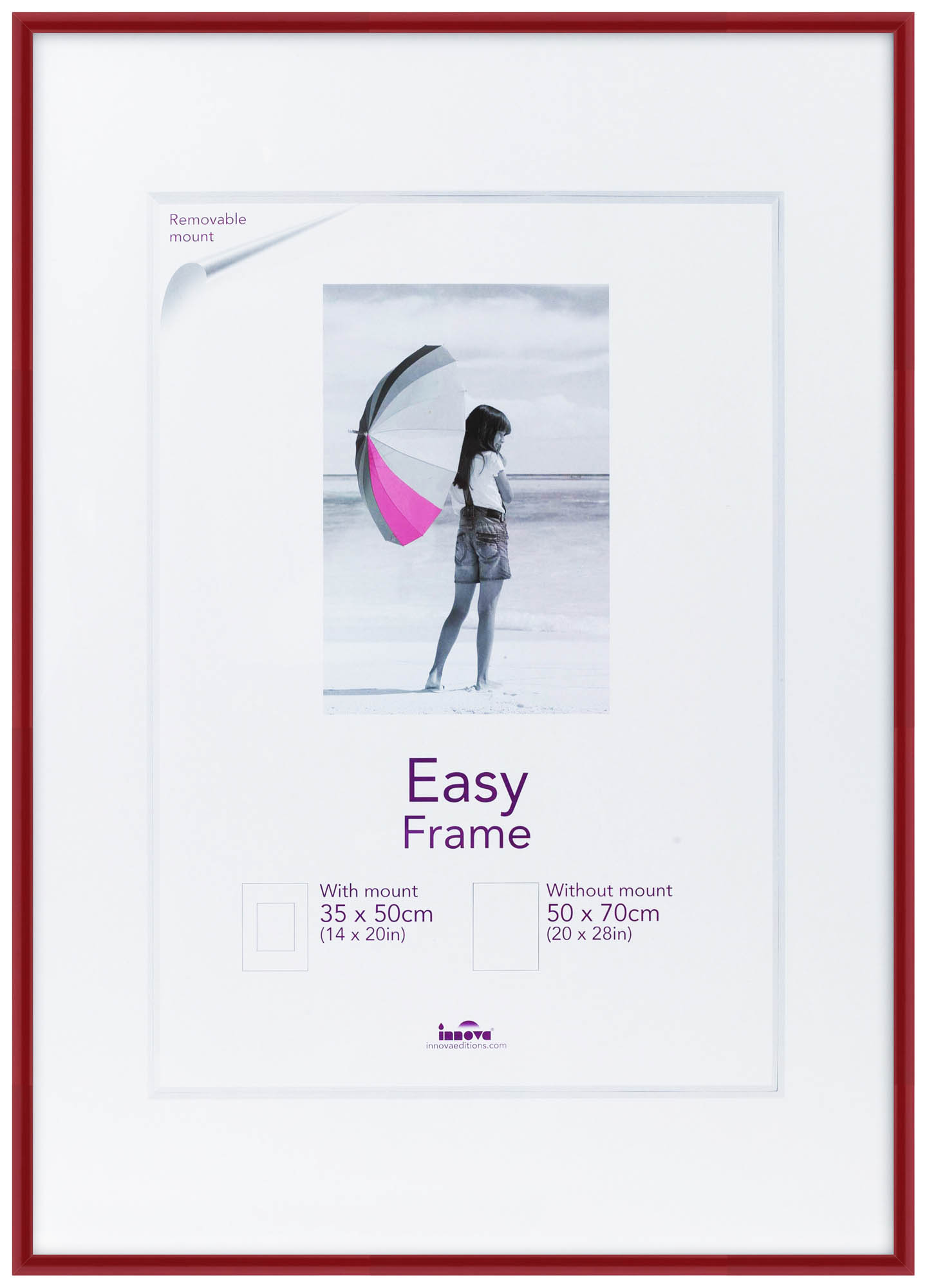 New 2014 PK04133RED Ф/рамка 50*70 Easy красный (5)