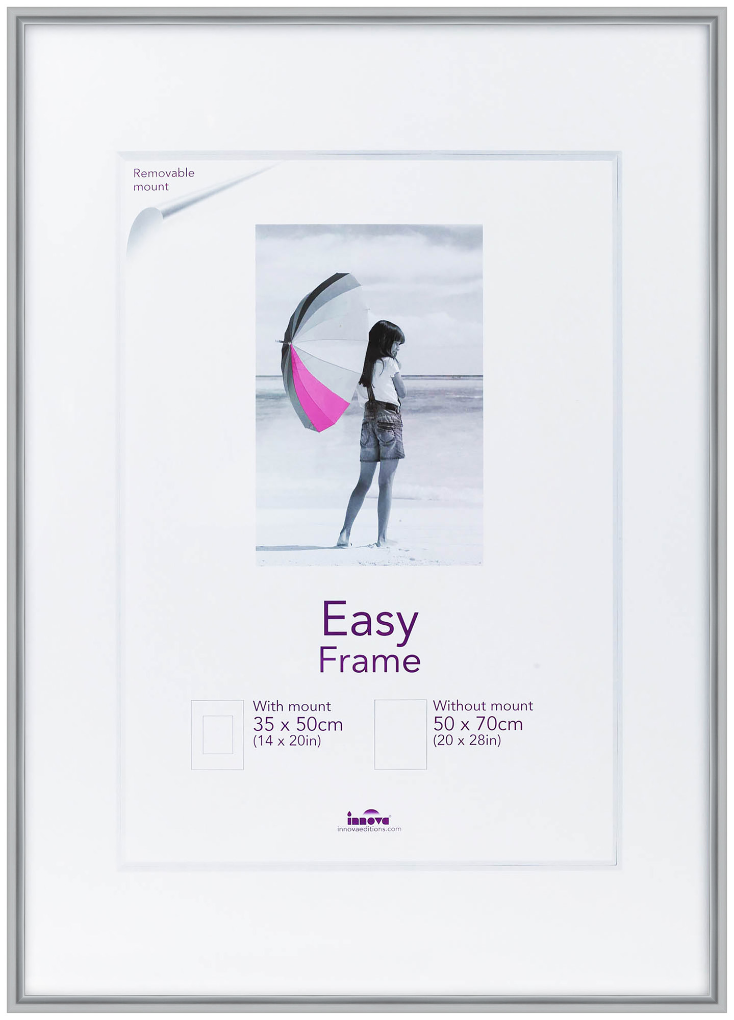 New 2014 PK04133S Ф/рамка 50*70 Easy серебро (5)