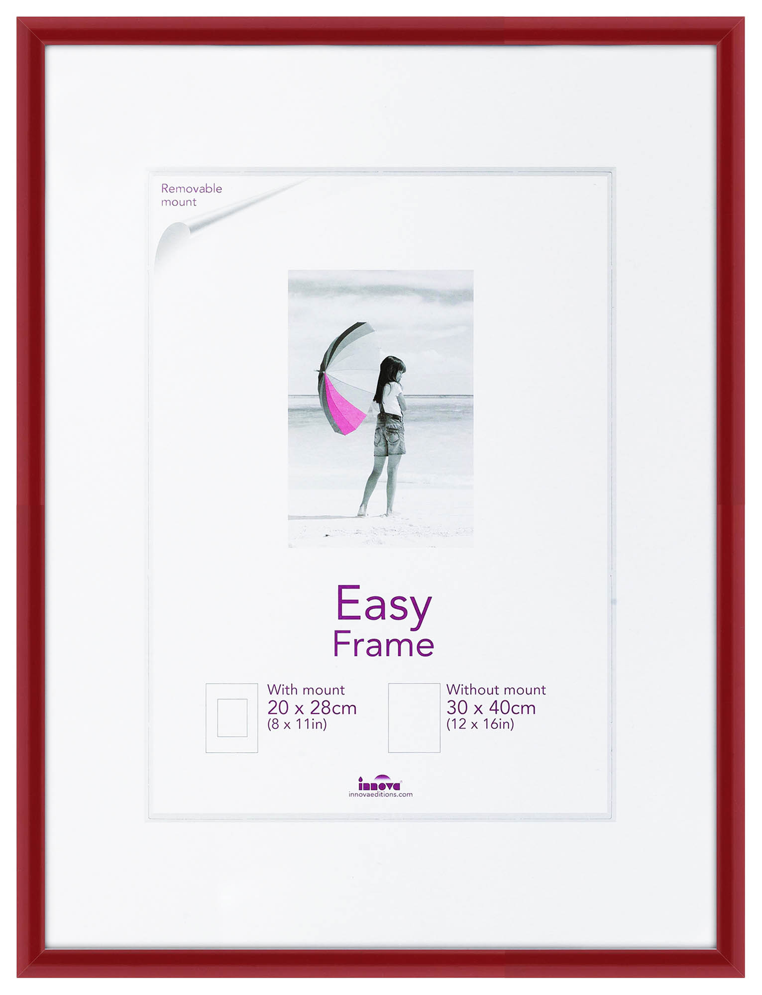 New 2014 PK1908RED Ф/рамка 30*40 Easy красный (10)