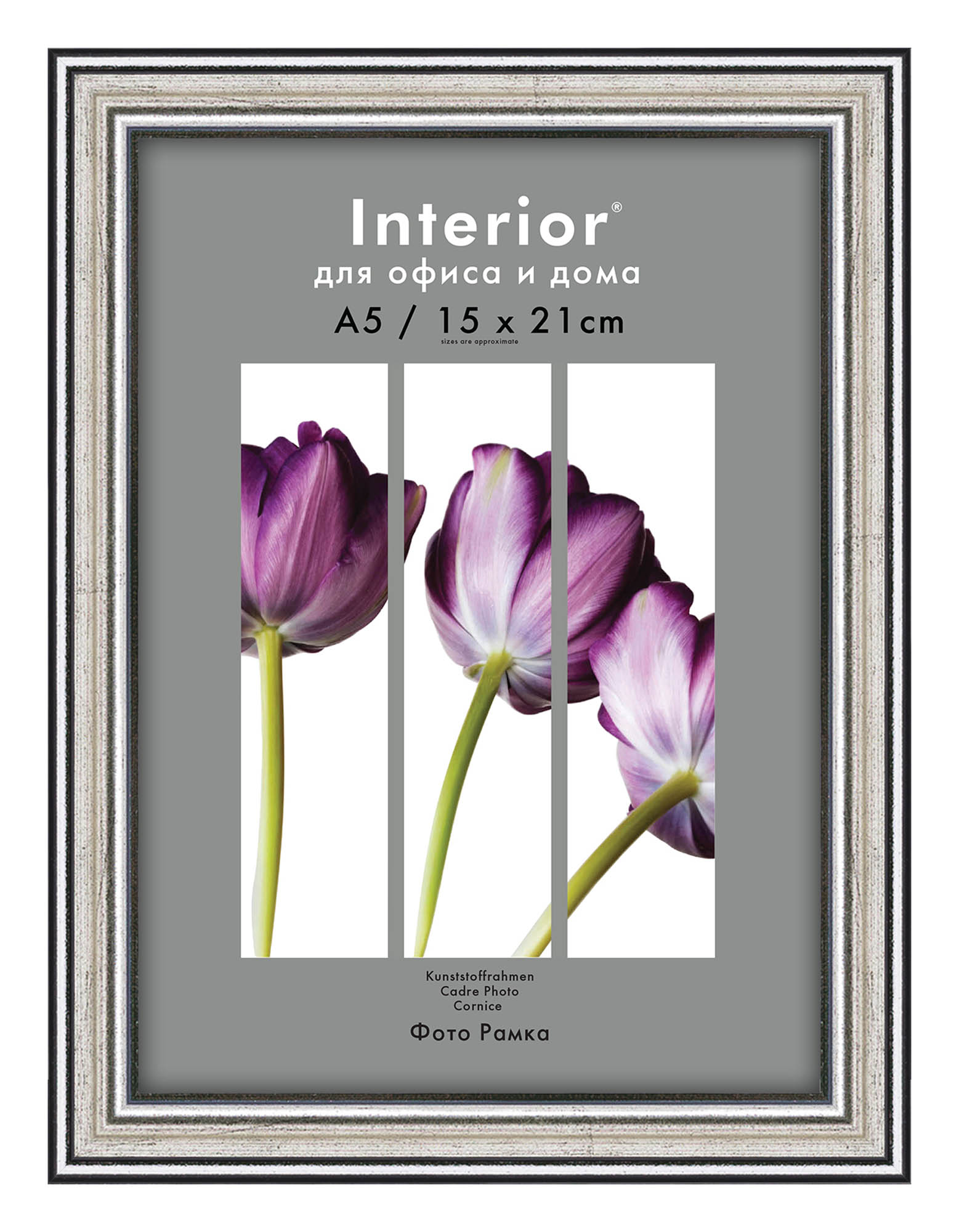 Interior Office 290 15*21 серебро (25 шт.)