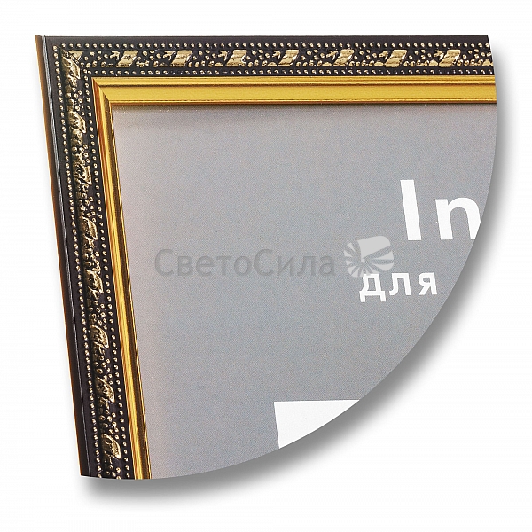 Interior 142G-6 15x21 пластик, золото с вязью (50)