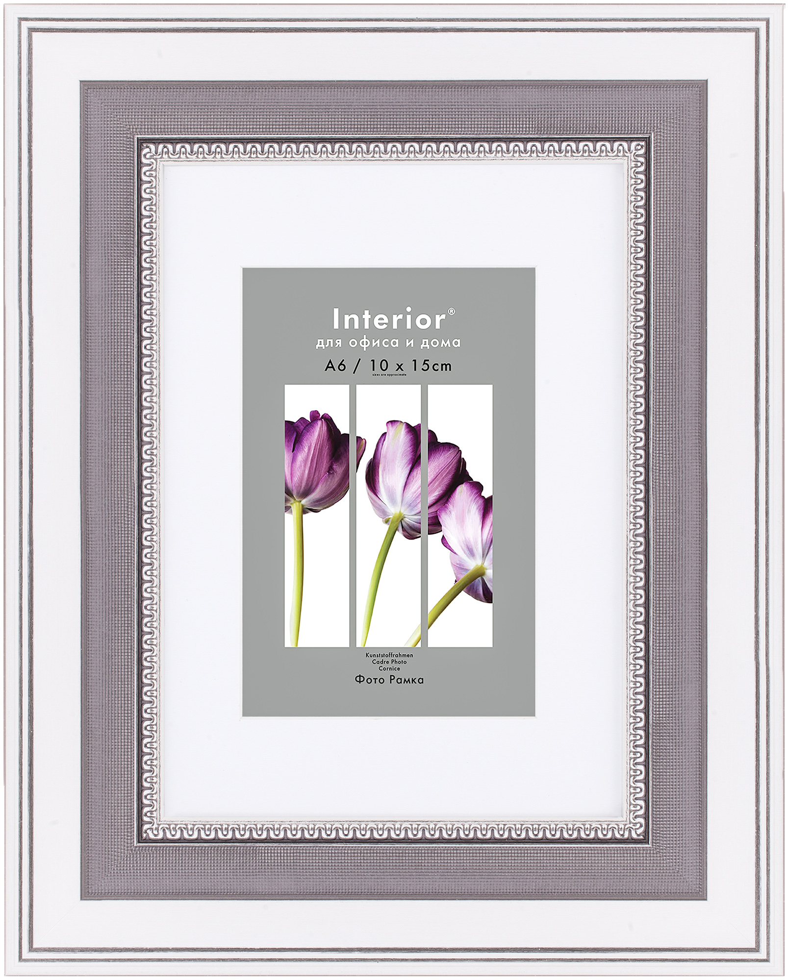 ORNATE 15*20 c паспарту 10*15 Durham Silver (25)