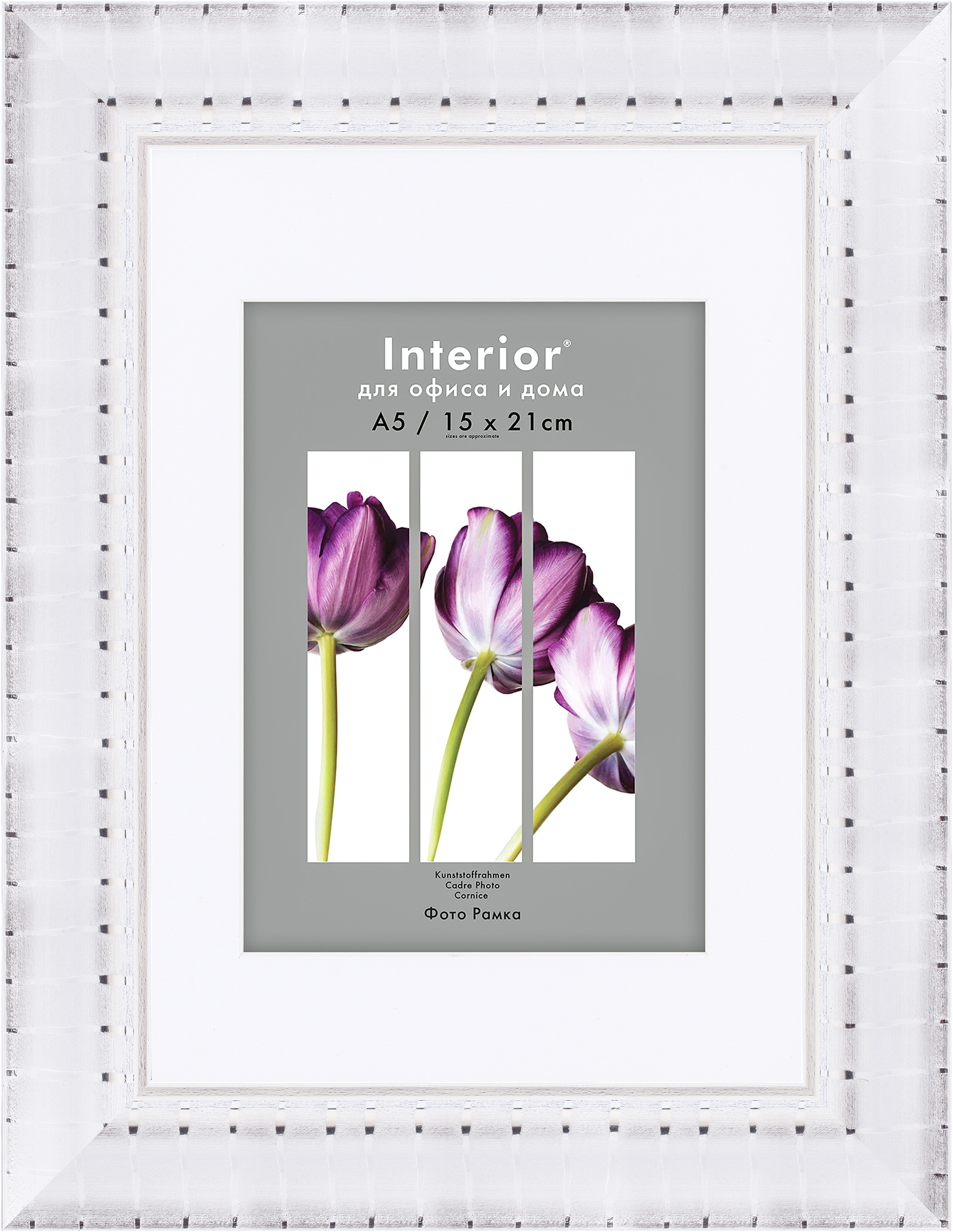 ORNATE 21*30 c паспарту 15*21 Vermont White Silver (15)