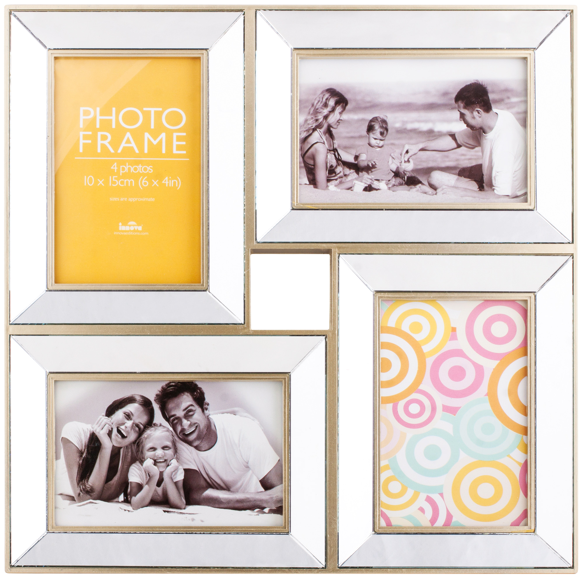 PI04874 Ф/рамка 4 фото 10*15 Maggiore Mirror ll (5)